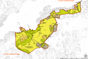 ranta-asemakaavaehdotus Kakskerta Kalliola