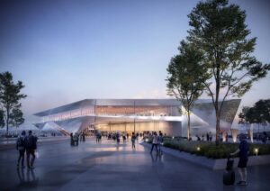 havainnekuva origami-nimisestä kilpailuehdotuksesta