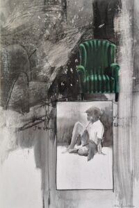 Sunnuntai 60cm x 40cm oljy puulevylle 2024