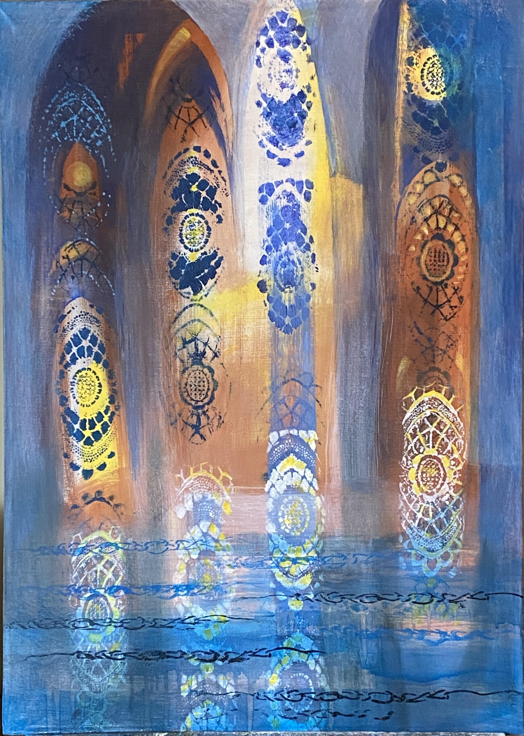 Aino Kivisaaren taidenäyttelyssä kuva puhuu hiljaa